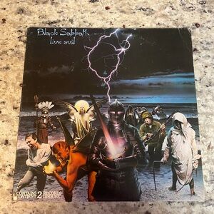Original Black Sabbath Live Evil Double Vinyl 1982 Warner Brothers